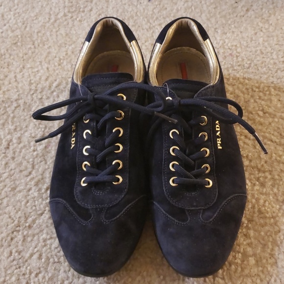 Prada Shoes - Prada suede sneakers